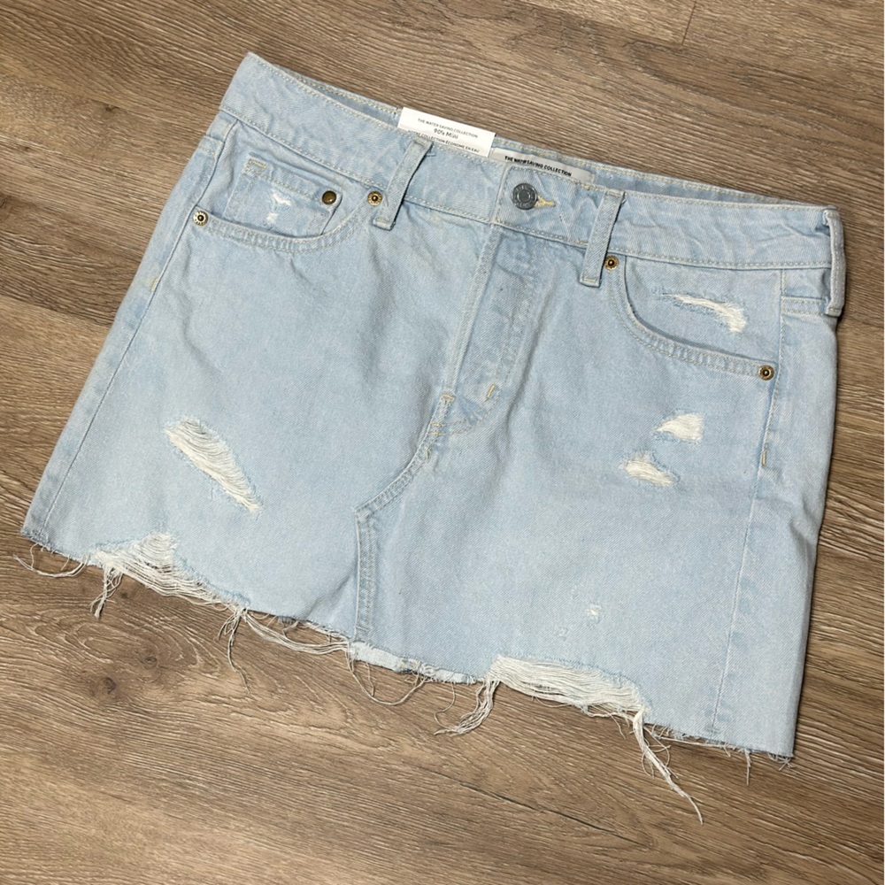 H&M Water Saving Collection 90’s Mini Jean Skirt